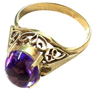 K18 アメジストリング