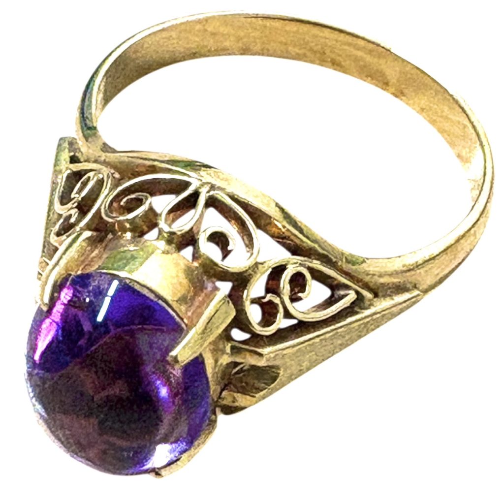 K18 アメジストリング