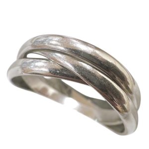 【Pt850(プラチナ850)　リング(指輪)/石なし・貴金属・アクセサリー・メンズ・レディース】