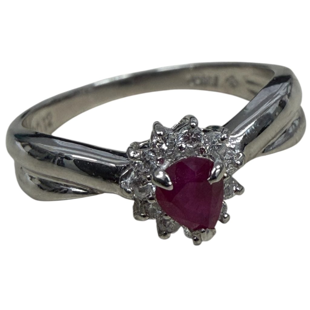 函館でPt900ルビーリングを高価買取｜プラチナ×宝石も専門査定