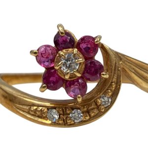 函館でK18ルビーリングを高価買取｜メレダイヤも含めて査定