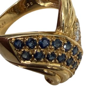 函館で海外製18Kリングを高価買取｜サファイア・メレダイヤも評価