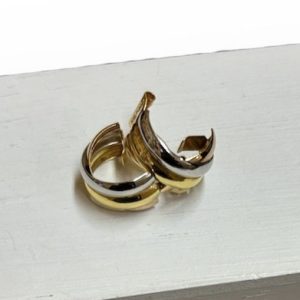 K18 Pt900 18金 金 プラチナ コンビ イヤリング アクセサリー ジュエリー 貴金属