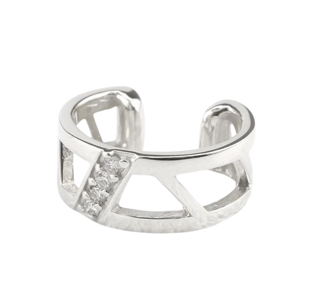 プラチナ イヤーカフ ダイヤモンド レディース イヤークリップ  イヤリング  Pt900