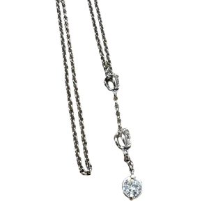 Pt850 ダイヤモンド ネックレス