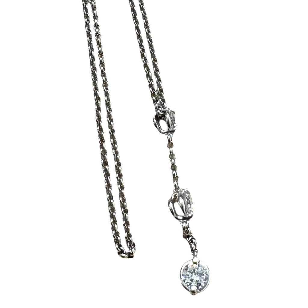 Pt850 ダイヤモンド ネックレス