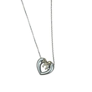 Tiffany　ティファニー　ハート　リボン　ネックレス