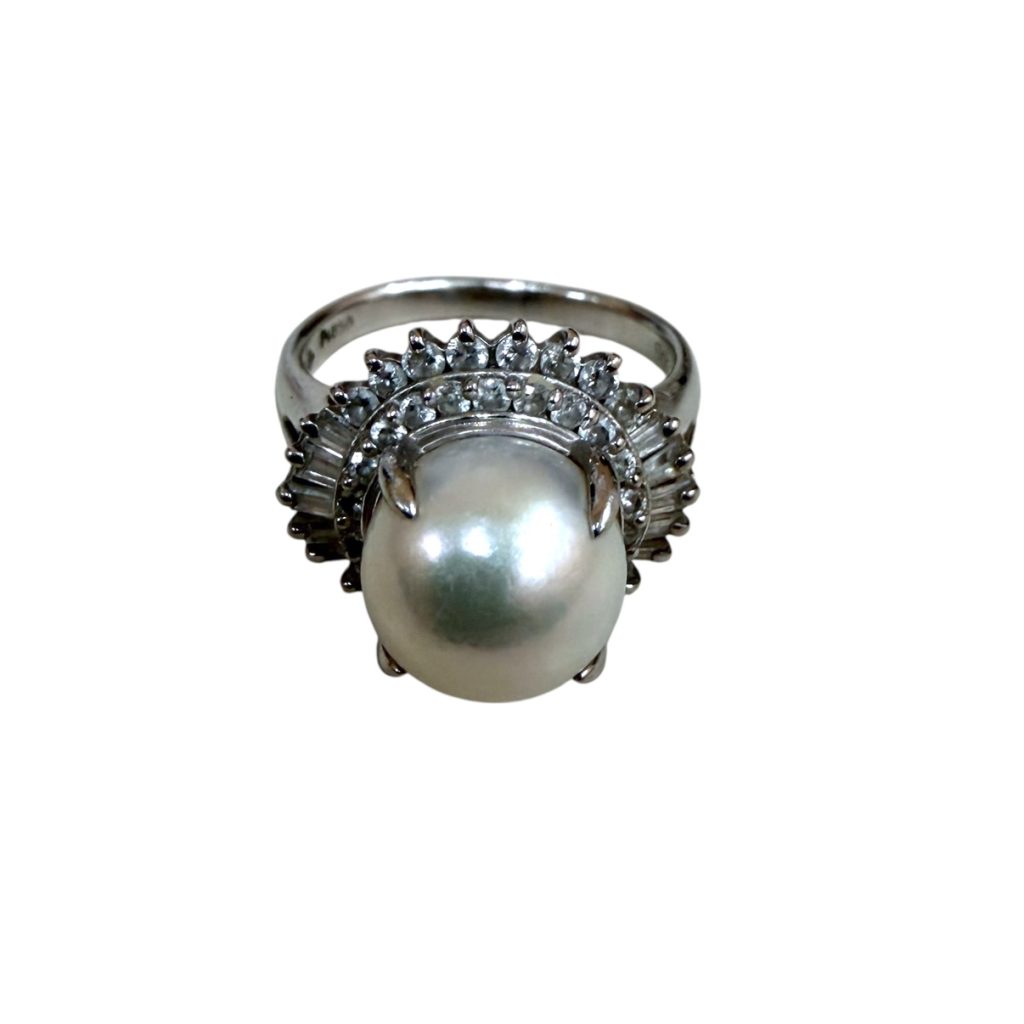 Pt850 プラチナ850 リング パール 山形市