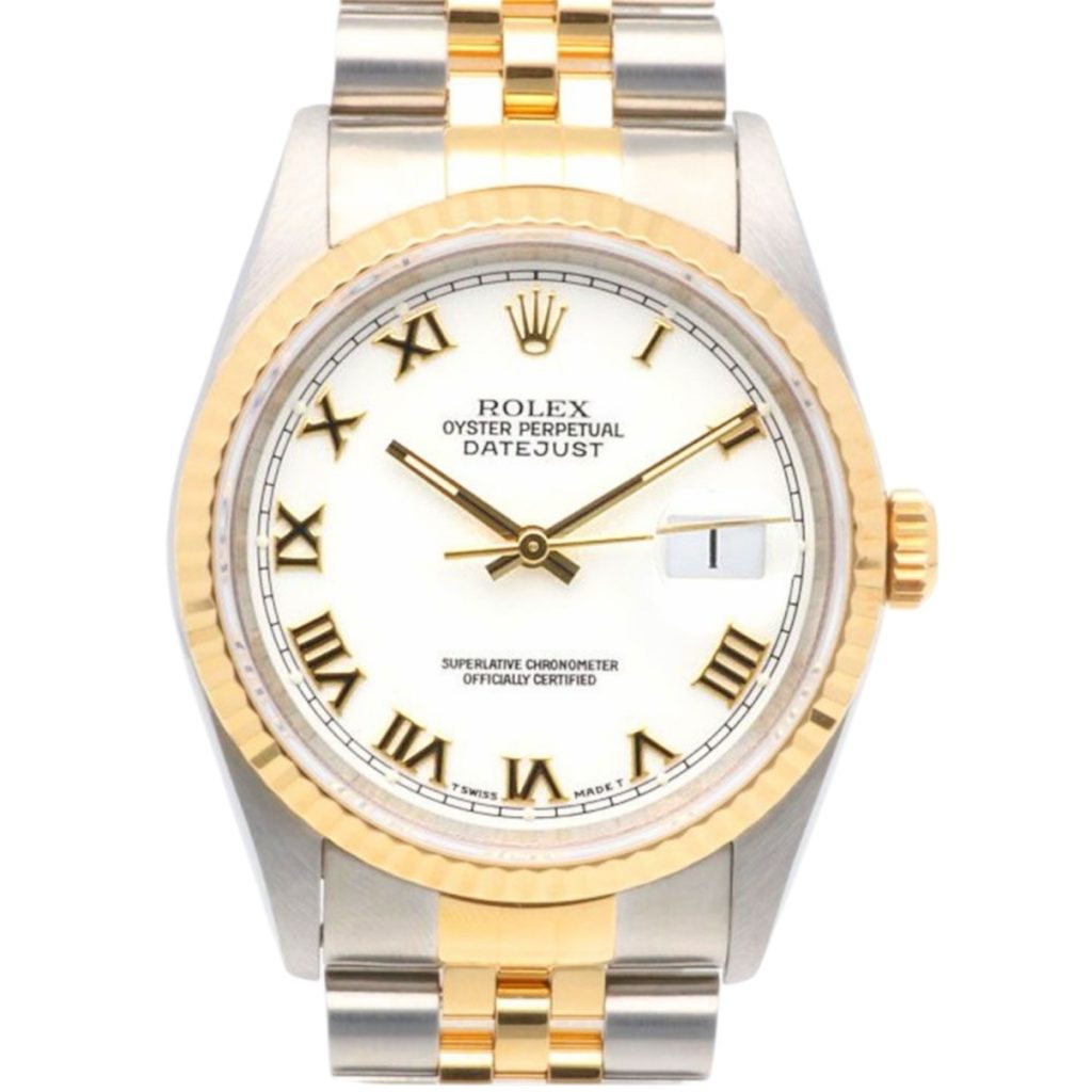 Rolex ロレックス オイスターパペチュアル デイトジャスト コンビ 750 K18（ローマ文字盤）