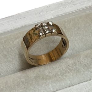 K18 18金 メレダイヤ リング アクセサリー ジュエリー 貴金属