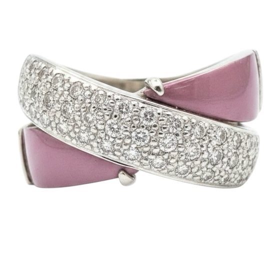 Pt900 ( プラチナ900 ) メレダイヤ付き リング をお買取りいたしました！