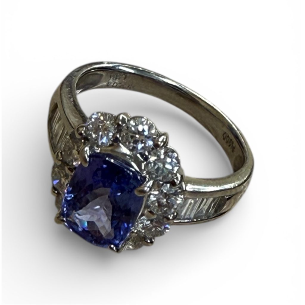 Pt900 リング 石付き プラチナ 指輪 アクセサリー