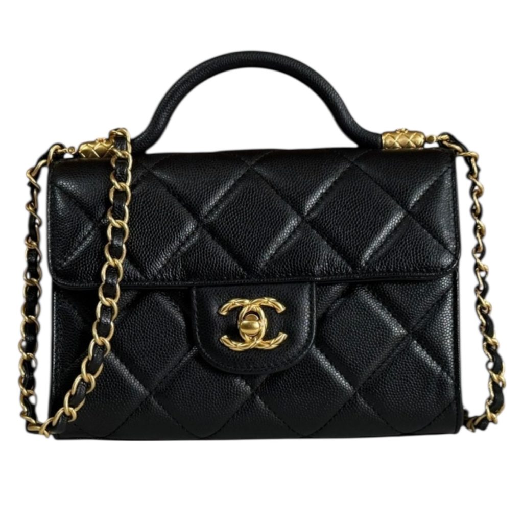 CHANEL シャネル マトラッセ トップハンドル チェーンショルダー