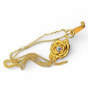 【K18 デザインネックレス】弘前市