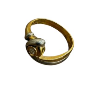 K18/Pt900 18金 プラチナ900 コンビリング 山形市