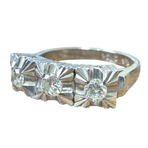 Pt950 ダイヤモンド付き リング