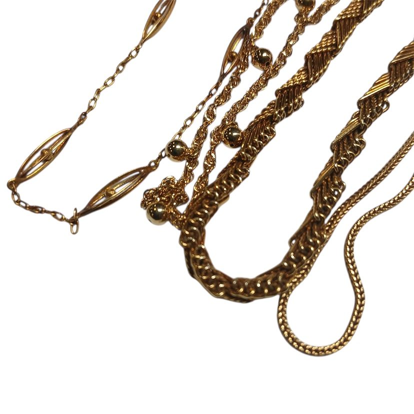 【K18(18金)　ネックレス　まとめ/貴金属・アクセサリー・メンズ・レディース】