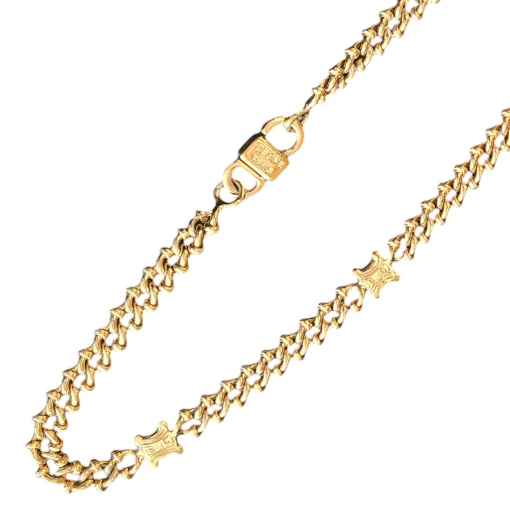 CELINE　セリーヌ　ネックレス　マカダム　トリオンフ