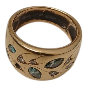 K18 リング  ダイヤモンド付き