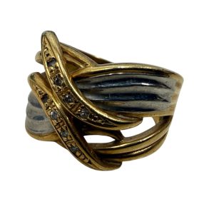 K18/Pt900 コンビリング