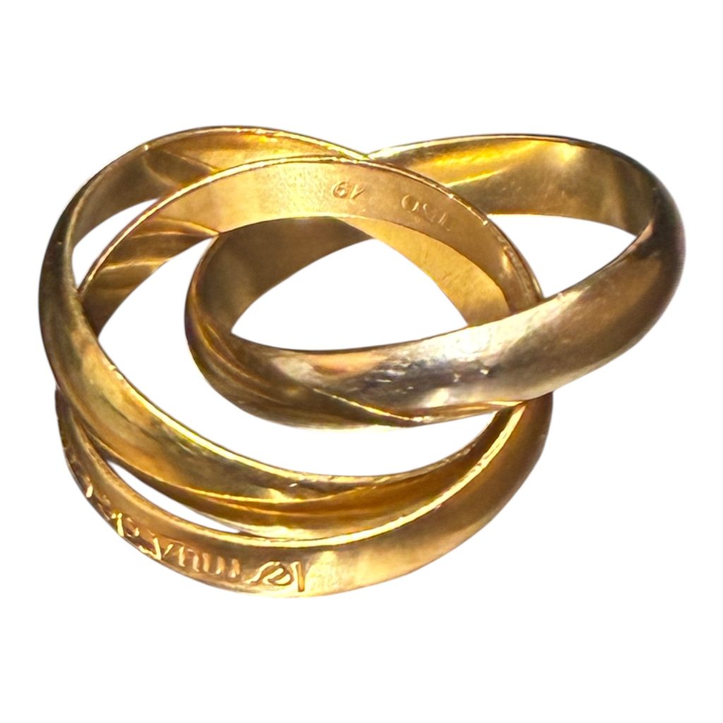 K18 トリニティリング 買取実績｜カルティエ 　札幌市　白石区　菊水】