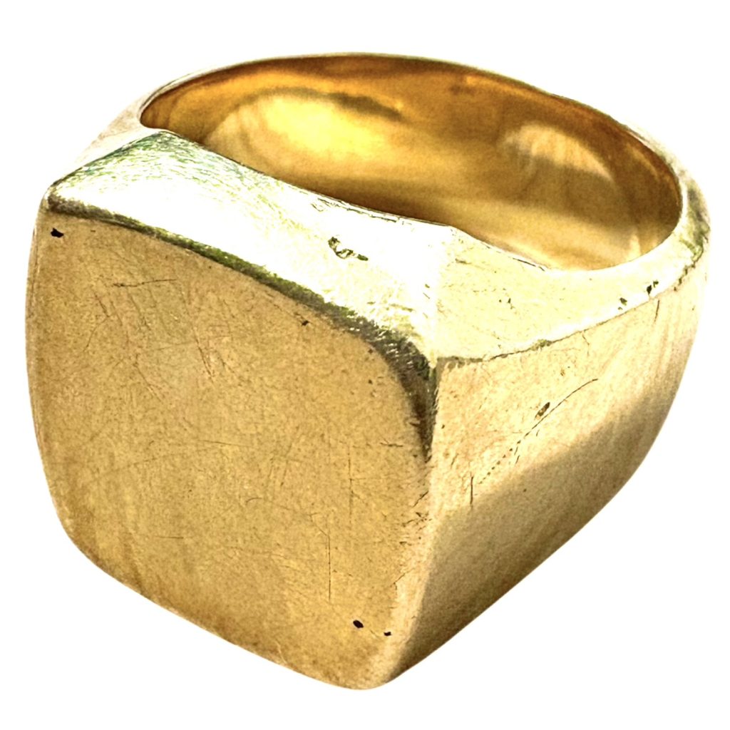 K18 印台 リング