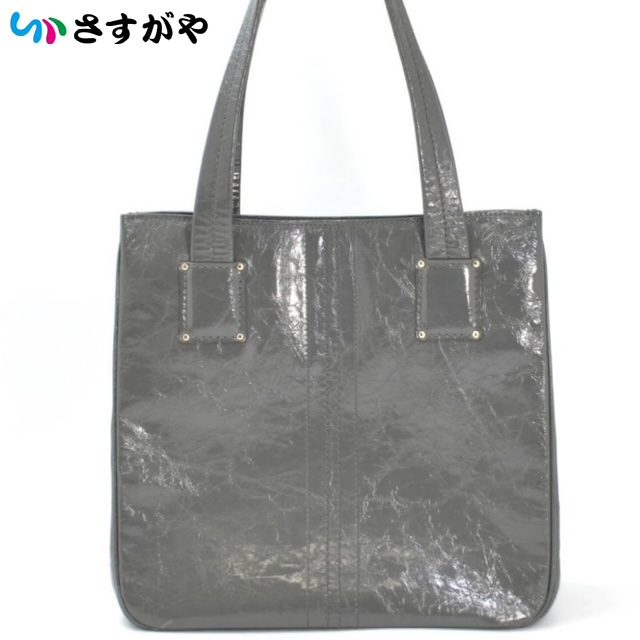 Valextra ヴァレクストラ パテント バッグ ブランド