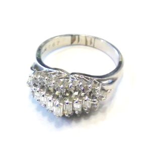 Pt900 メレダイヤリング