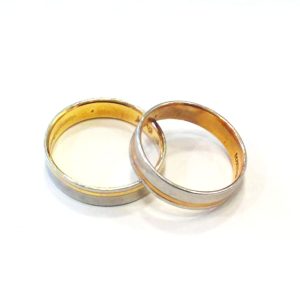 K18/Pt900 コンビリング