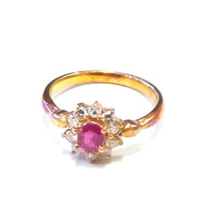 K18 ルビーリング