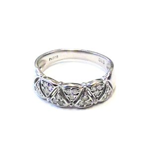 Pt900 メレダイヤリング