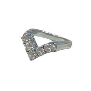 Pt900 メレダイヤモンド リング 指輪