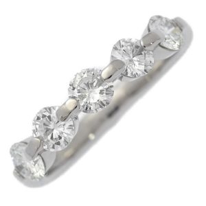 1.00ct/5P 一文字 ダイヤモンド リング・指輪/Pt900-4.9g/12.5号/#52.5/プラチナ/プレゼント/記念日/ギフト/ホリデー■599085