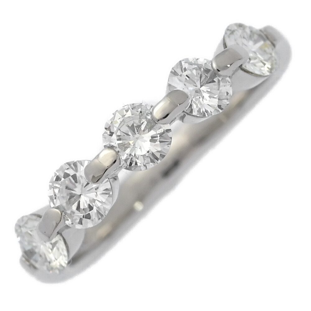 1.00ct/5P 一文字 ダイヤモンド リング・指輪/Pt900-4.9g/12.5号/#52.5/プラチナ/プレゼント/記念日/ギフト/ホリデー■599085