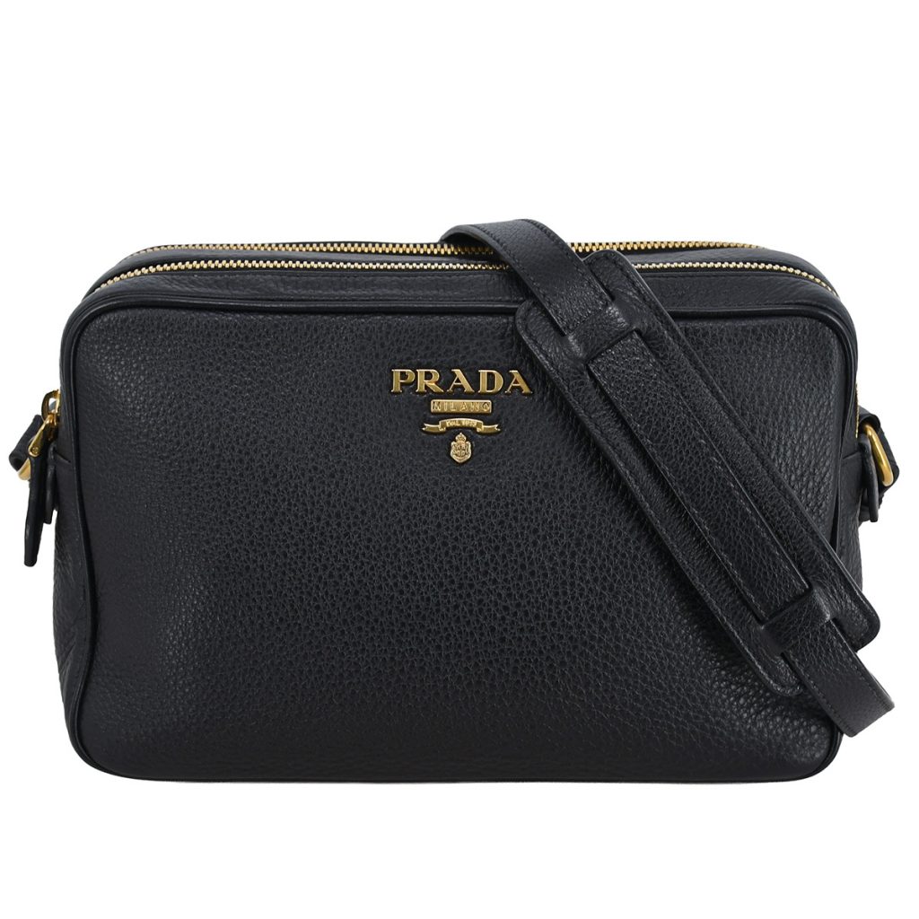 プラダ PRADA ヴィッテロ ショルダーバッグ メタルロゴ クロスボディバッグ
