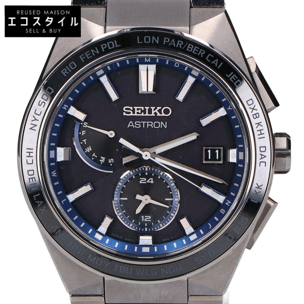SEIKO セイコー SBXY051 ASTRON NEXTER アストロン ネクスター ソーラー電波 腕時計 シルバー メンズ
