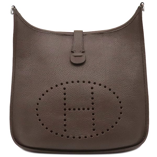 エルメス ショルダーバッグ エヴリン2 GM トゴ ブラウン 茶 中古