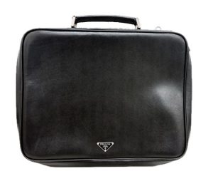 PRADA　プラダ　ビジネスバッグ　サフィアーノレザー　黒