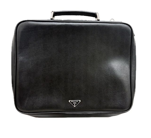PRADA　プラダ　ビジネスバッグ　サフィアーノレザー　黒