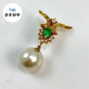 K18 パール付き トップ