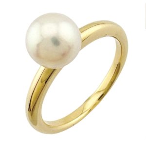 K18(18金) リング(指輪)パール（真珠）