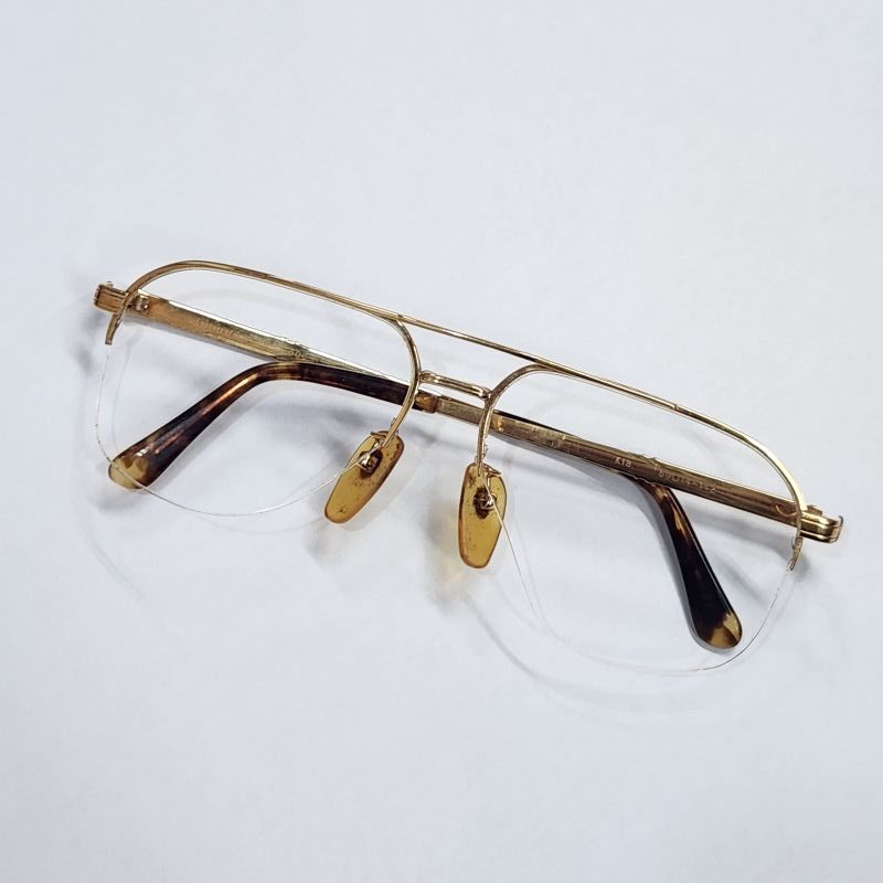 K18（金無垢）フレームの眼鏡｜前橋市新井町