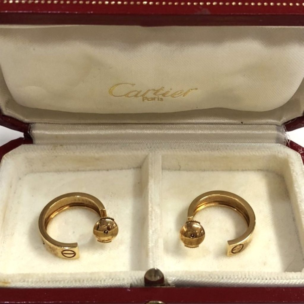 カルティエ(Cartier) ラブピアス K18YG 18金 | 別海町別海川上町