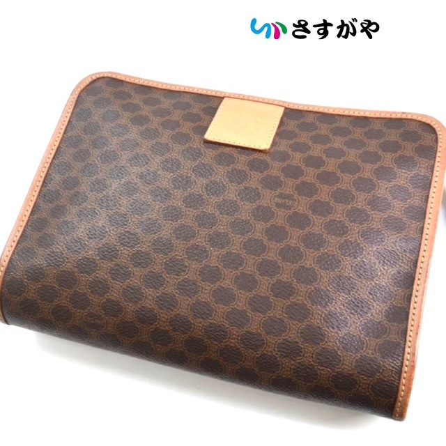 CELINE セリーヌ マカダム セカンドバッグ 年代物 ブランドバッグの