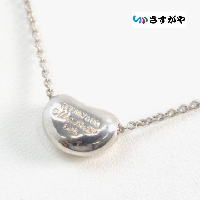 TIFFANY ティファニー ビーン ネックレス 925 シルバー アクセサリーの 