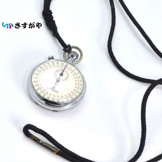 アクセサリー 美品 ミネルバ 懐中ストップウォッチ