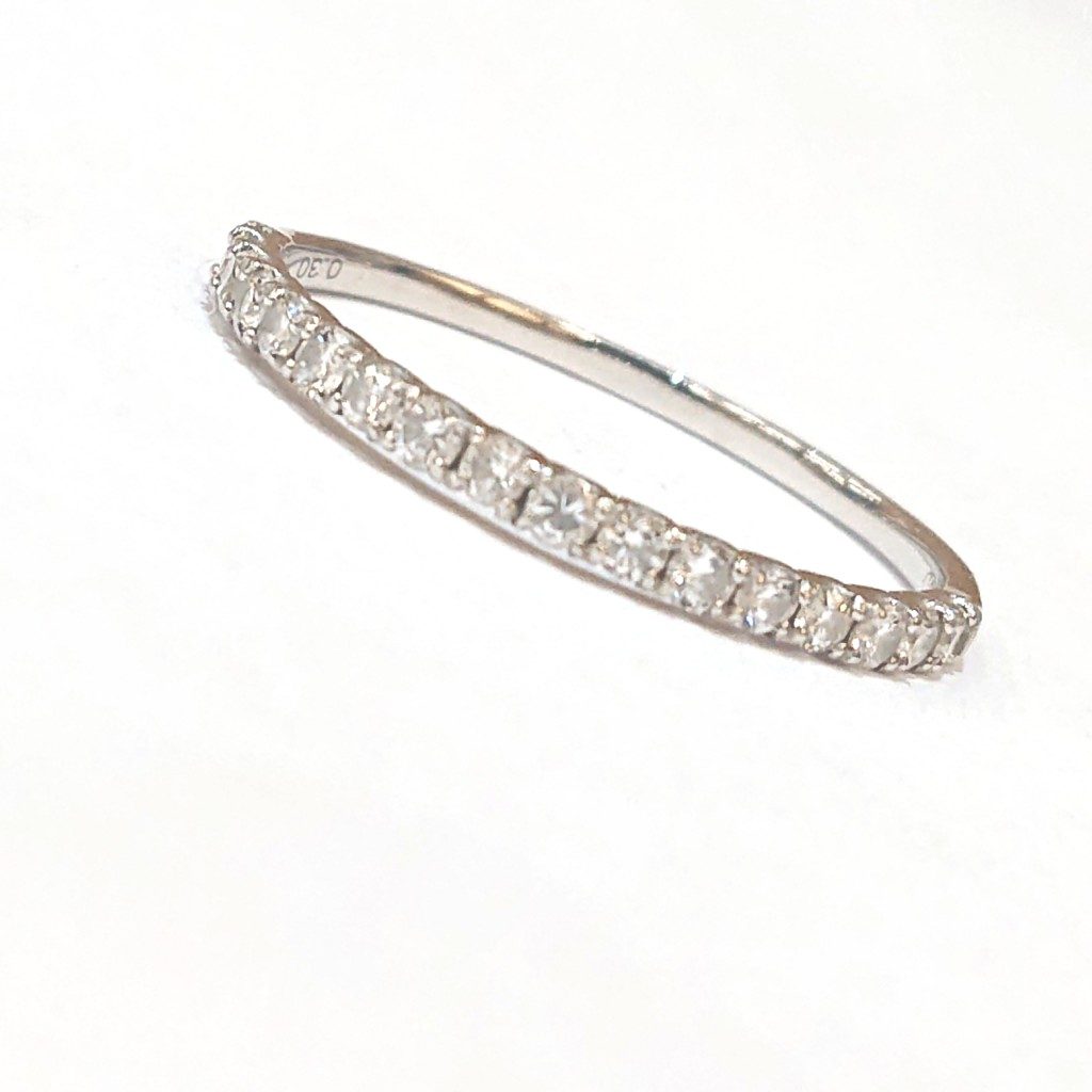 Pt900 メレダイヤ エタニティ リング