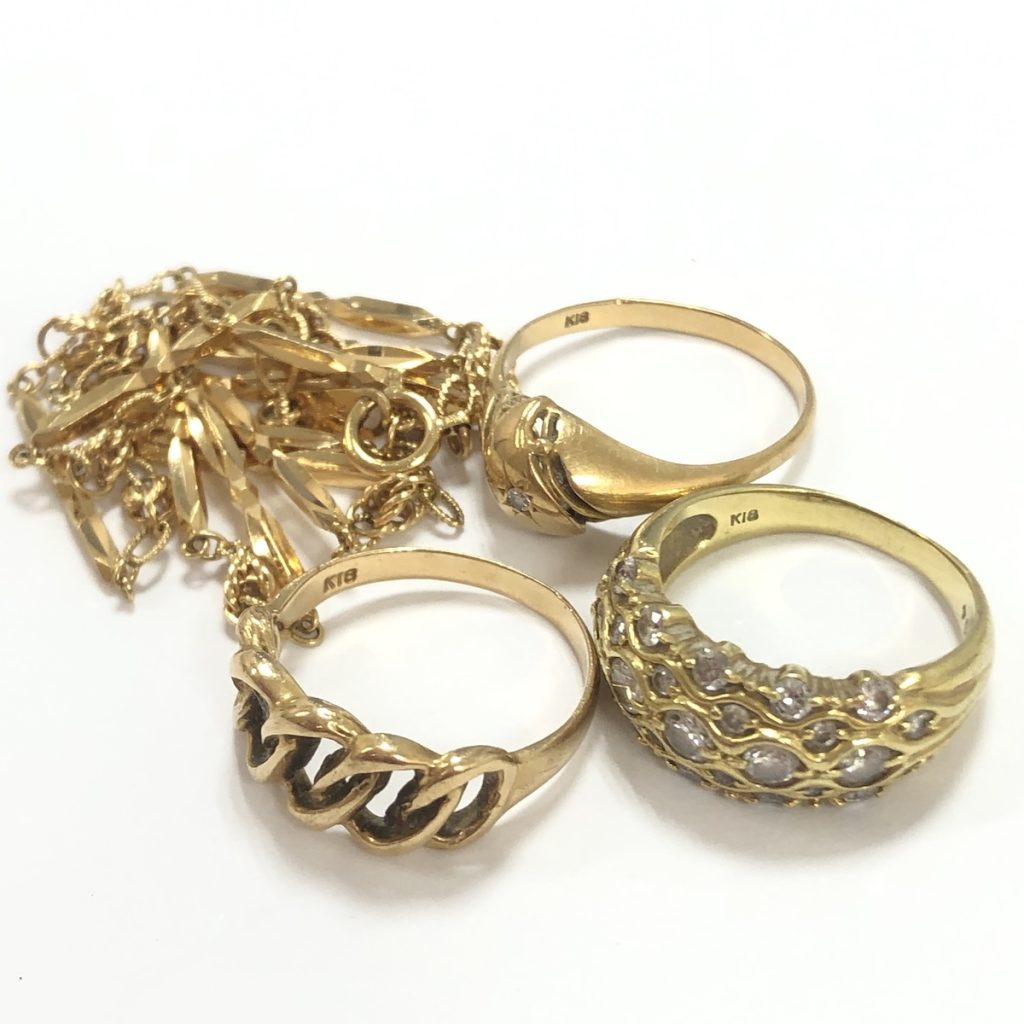 K18 / リング / チェーン