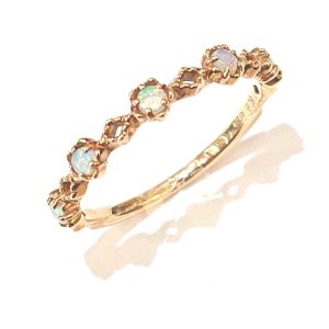 K18 オパール デザインリング