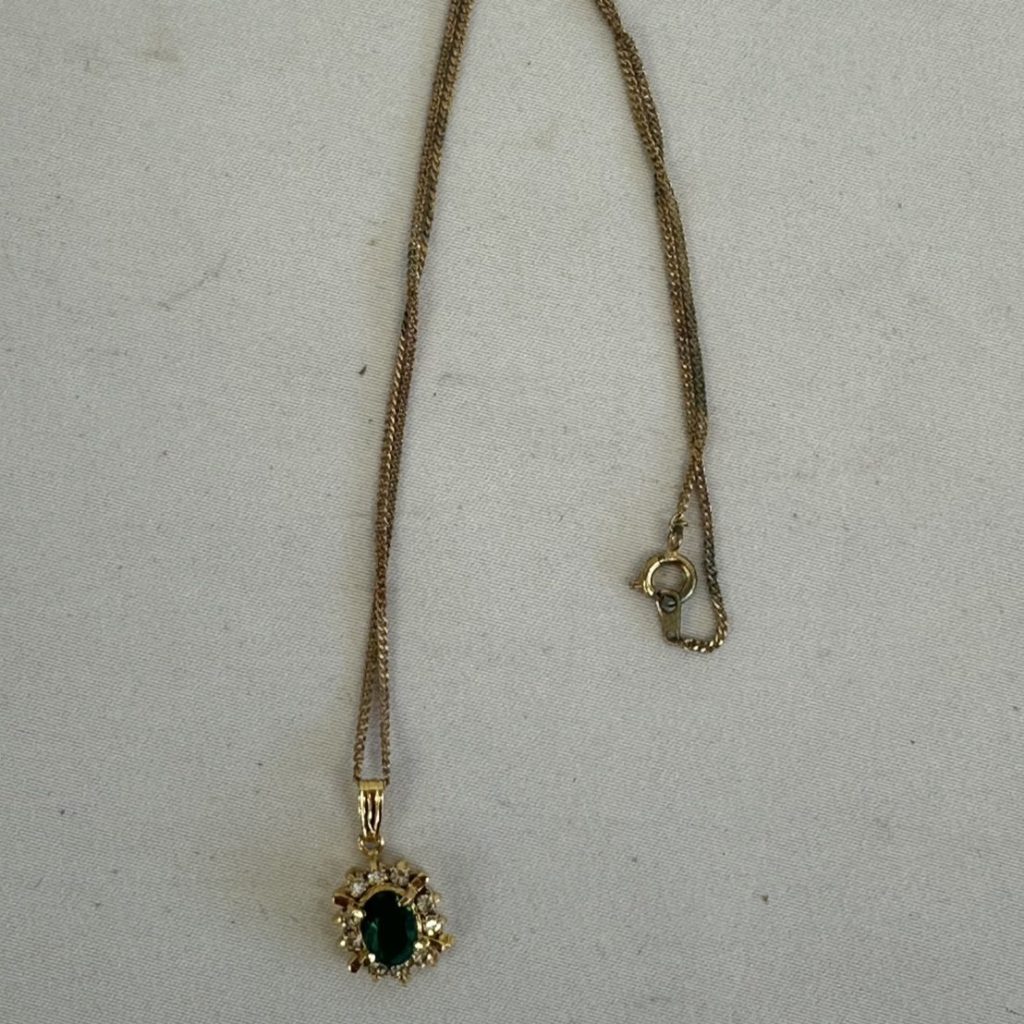 K18 サファイヤ ネックレス